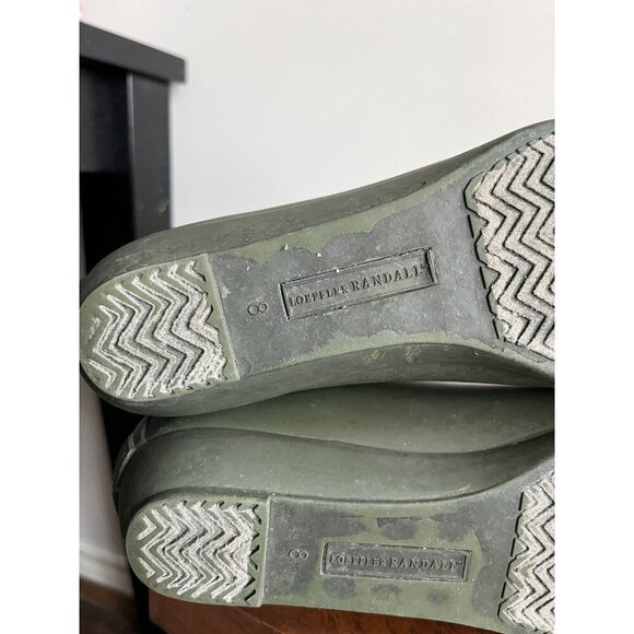 loeffler Randall Green Rubber Knee-high Rain Boots Size 8 Women’s - Picture 6 of 11